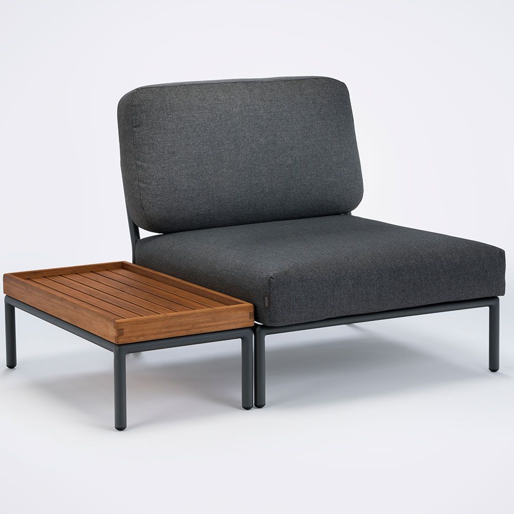 Level Mittelteil Grau Aluminium