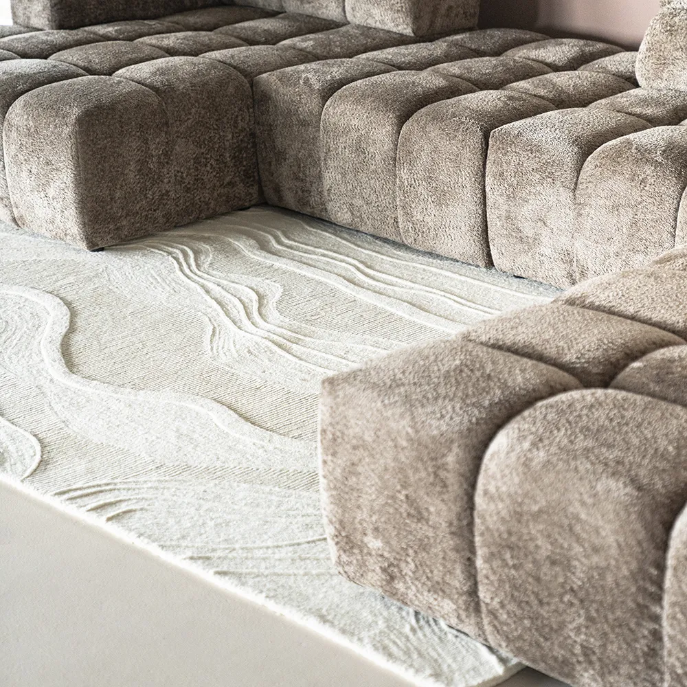 Teppich Soil 190x290 cm Off-White
