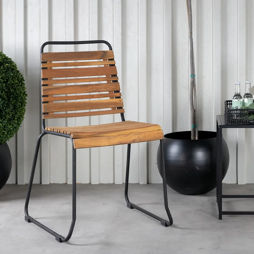 Bois Esszimmerstuhl Akazie 2er-Pack