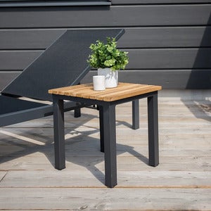 Mexico Beistelltisch Schwarz/Teak
