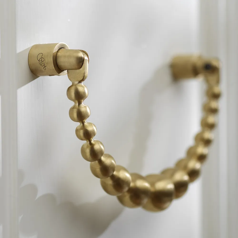 Türklopfer Messing gebürstet