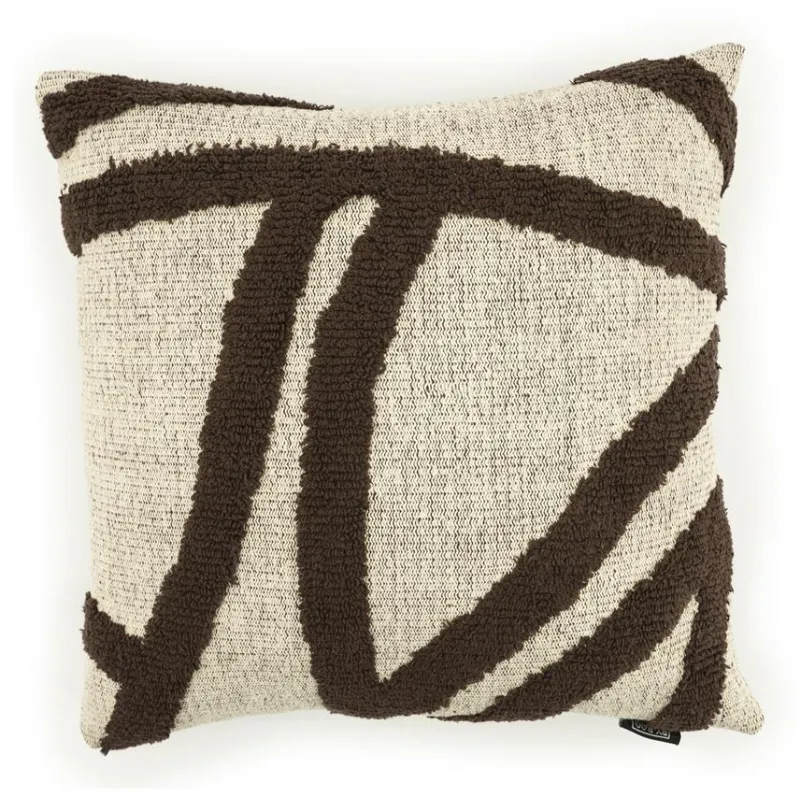 Pillow Majani - dark brown 45x45 cm