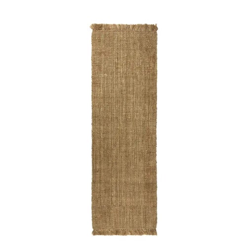 Handgewebter Jute-Teppich 80 x 250 cm