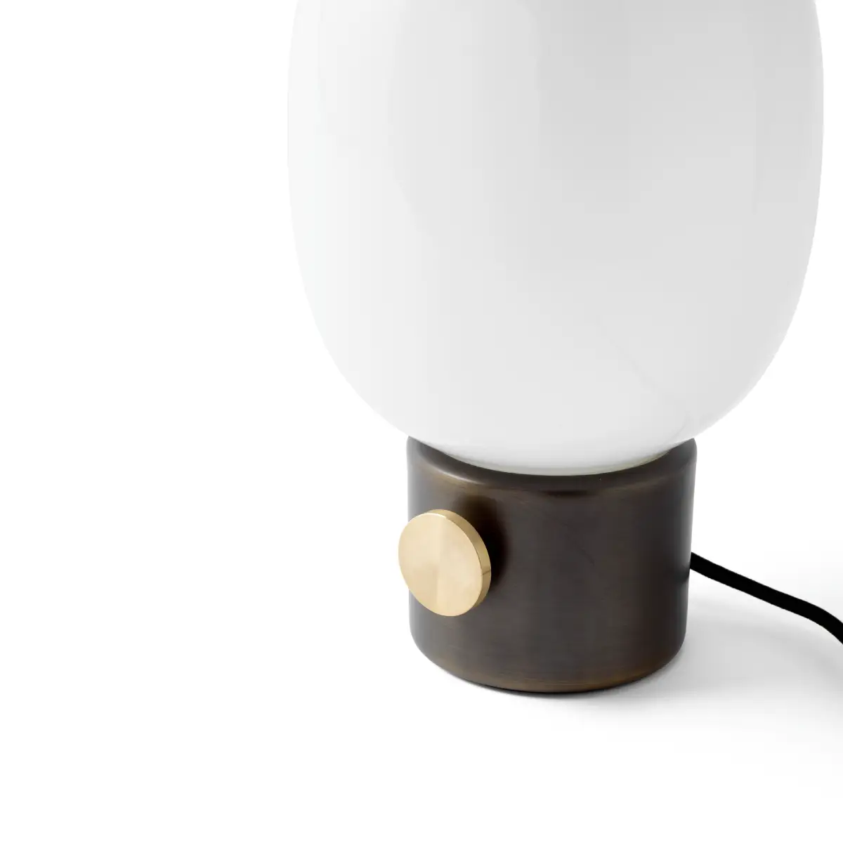  JWDA Tischlampe Messing Gebronzt Klein
