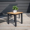 Mexico Beistelltisch Schwarz/Teak