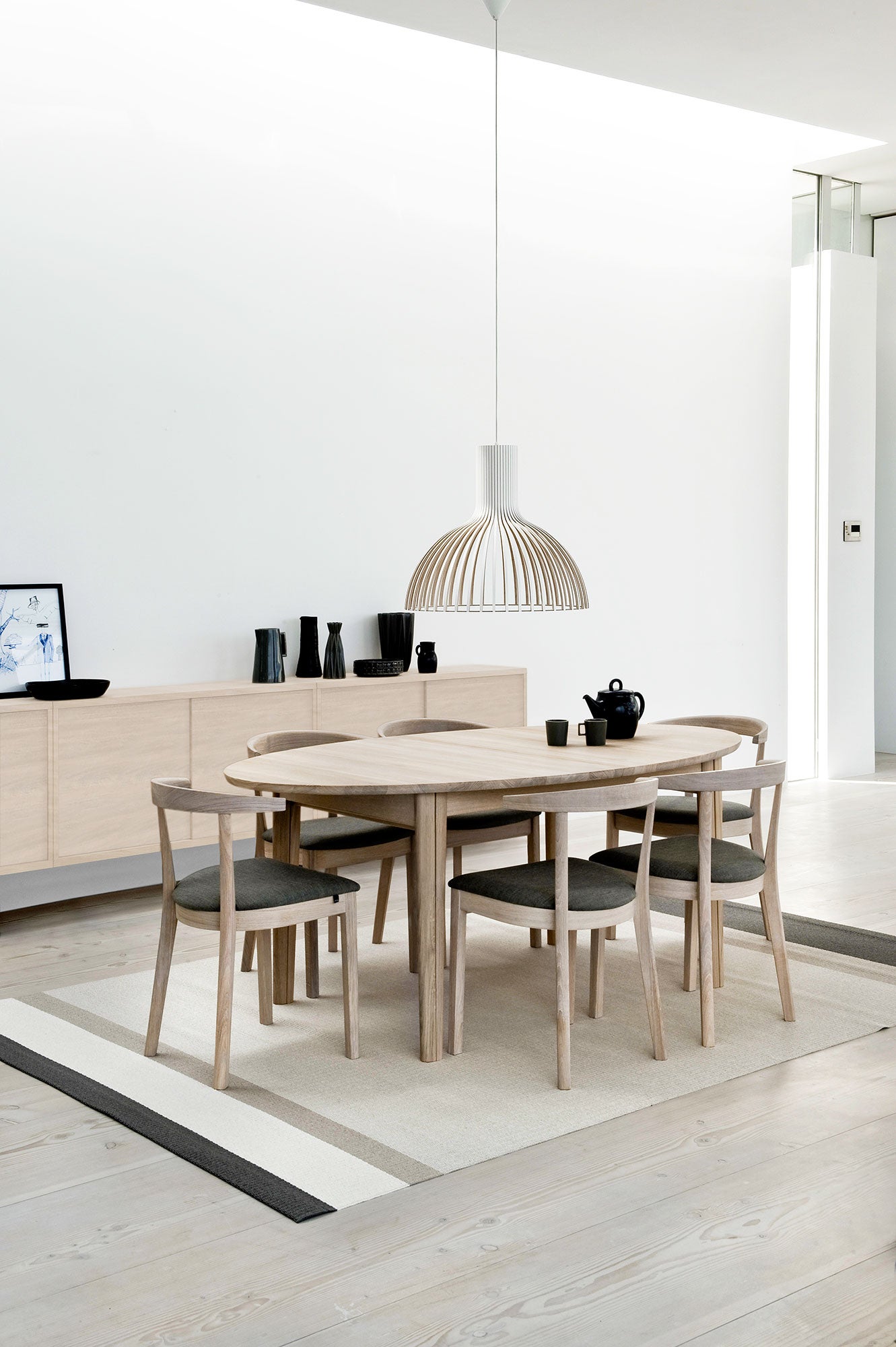 Sm78 Tisch Eiche Schwarz Lack