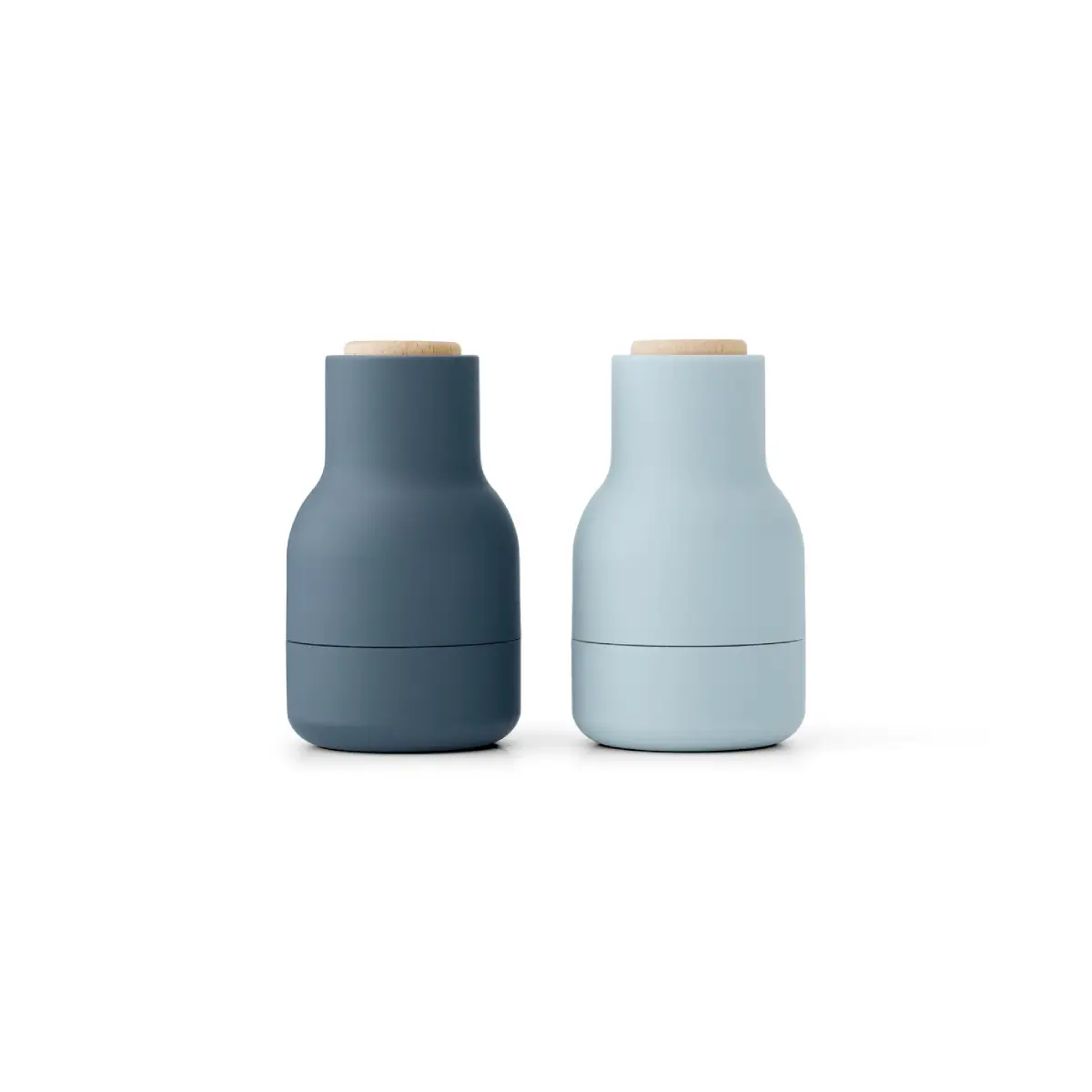 Bottle Grinder 2er-Pack Klein - Blau / Buche