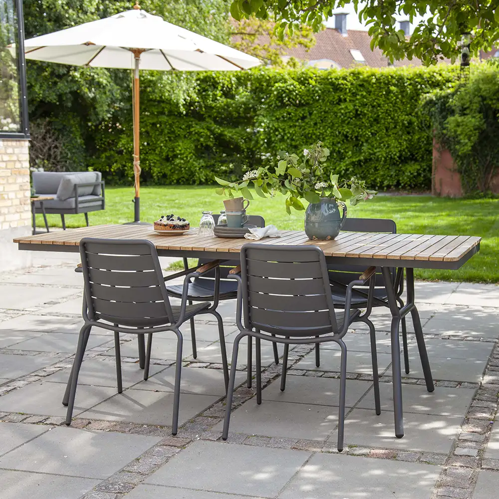 Parc Esstisch 197x88 cm Teakholz