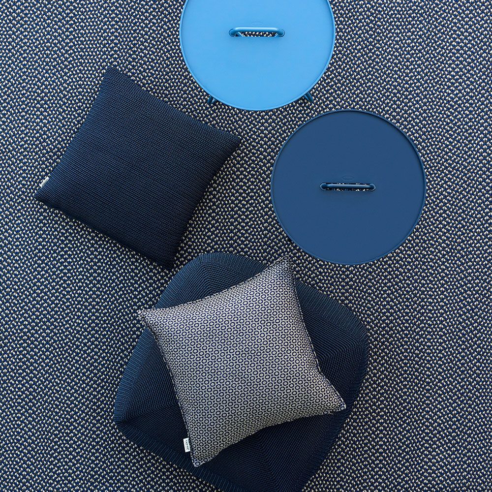 Divine Ornament Kissen 50x50 cm Türkis