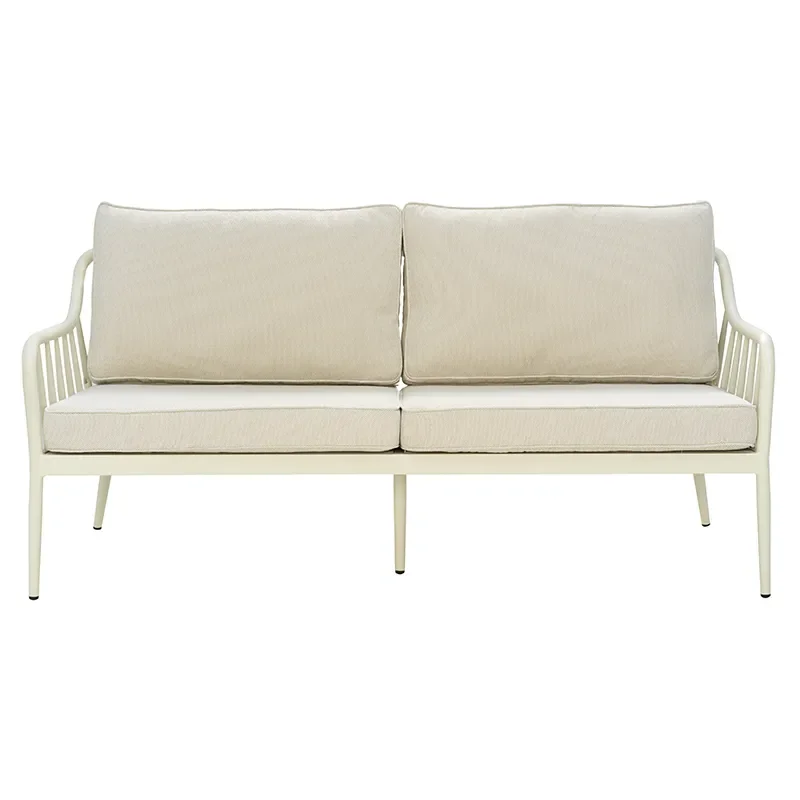 Coleville 3-sitzer-sofa  Pearl white / Dot beige