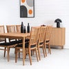 Säro Dining Chair schwarzes Leder 2er-Pack