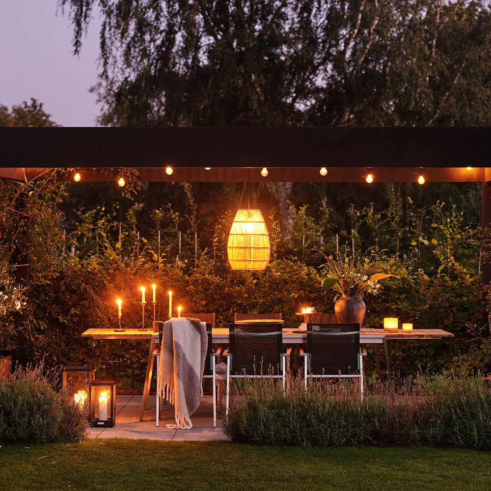 Naos Esszimmerstuhl natur/grau Teak