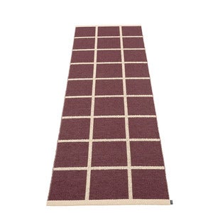 Gewebter Teppich Criss Burgundy 70x225 cm
