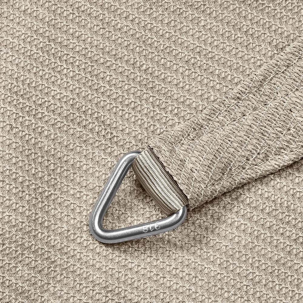 Coolfit Sonnensegel dreieckig 90° 500x710cm grau meliert