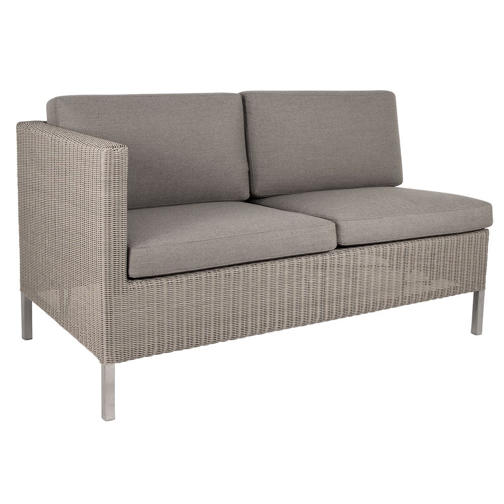 Connect Dining Lounge 2 Sitzer Sofa Rechtes Modul Taupe, Can 