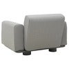 Bolster sessel Antracit / Teddy Grey