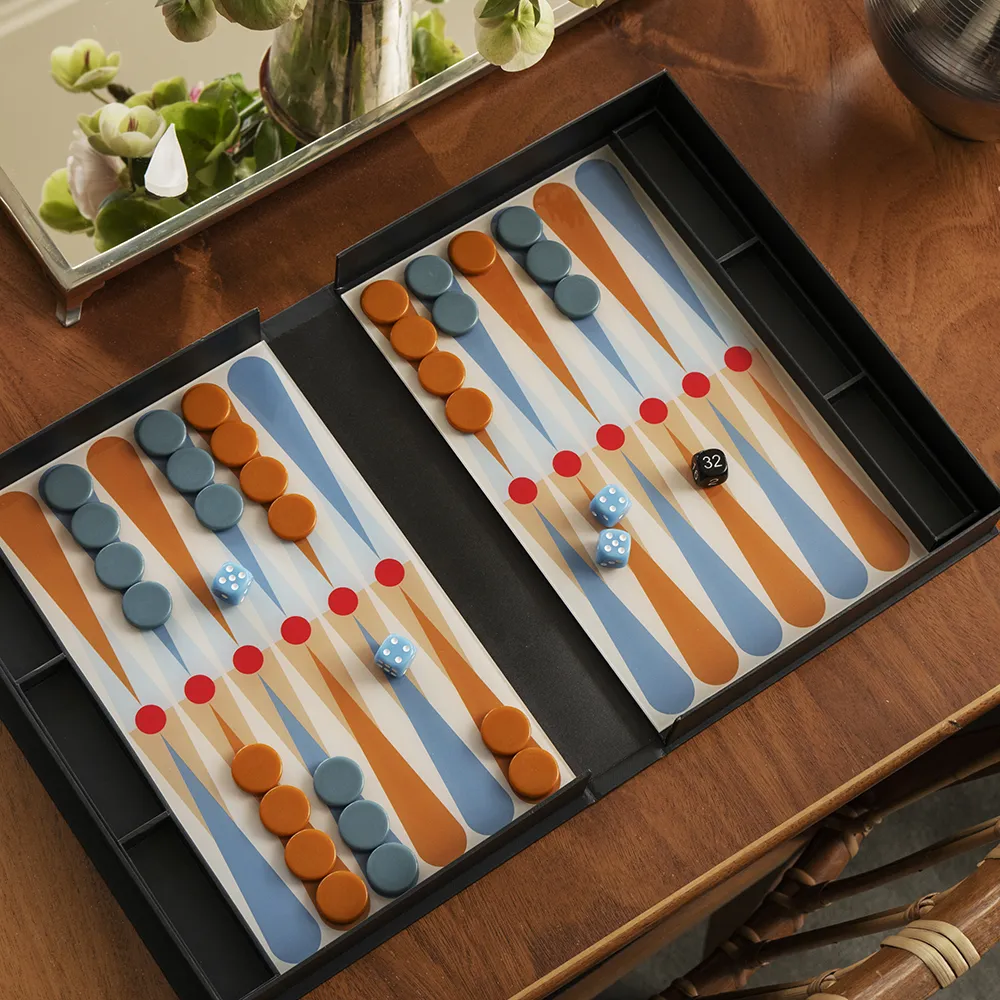Backgammon Art of Anthracite