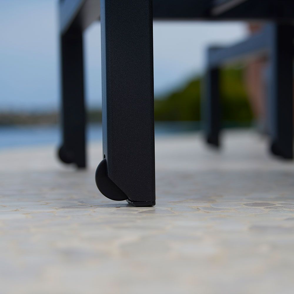 Relax Sonnenliege Hellgrau