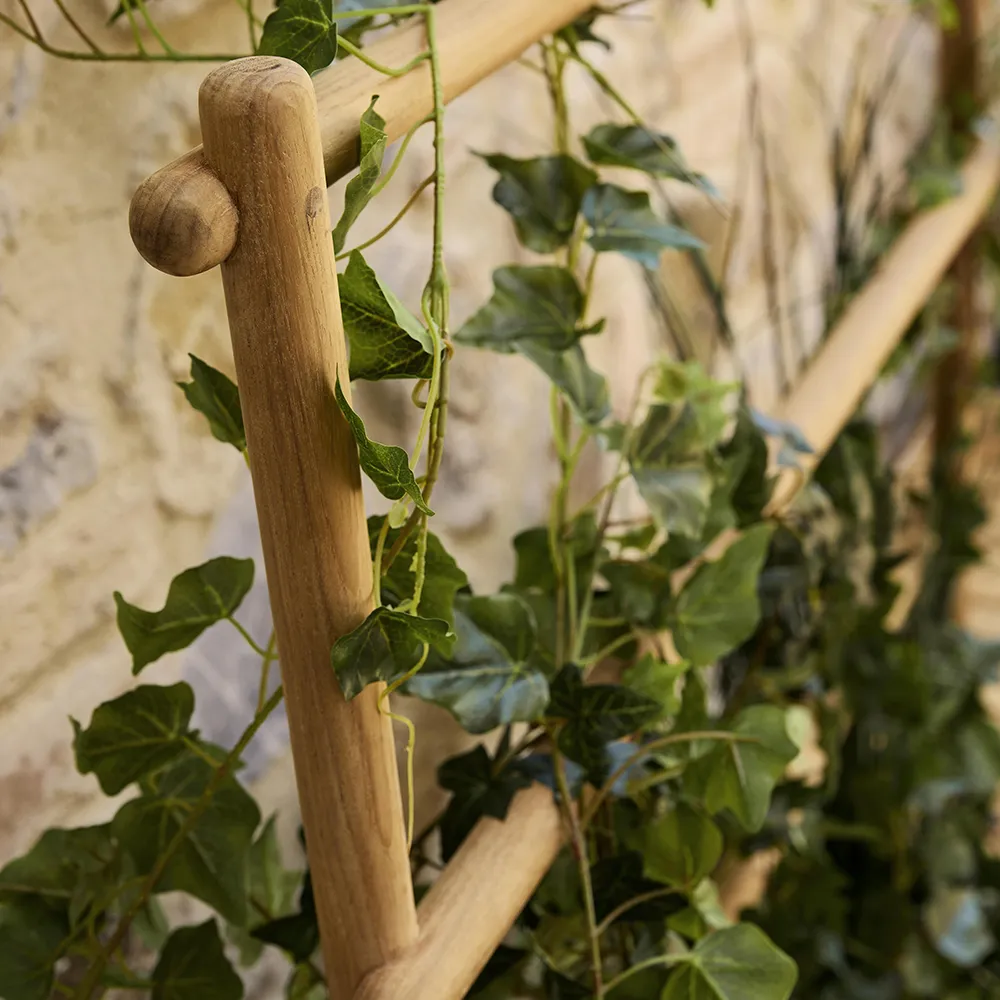 Sticks planter 103x58 cm mit Gestell Teak/Sand