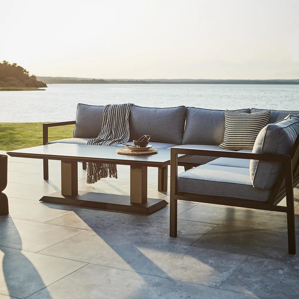 Heis Höhenverstellbarer Couchtisch 79x150 cm weiß