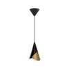 Cornet Lampenschirm Black/Brass