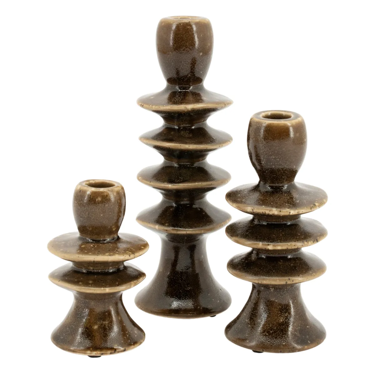 Cimba (set of 3) 7,5x11,8 cm Steingut Braun