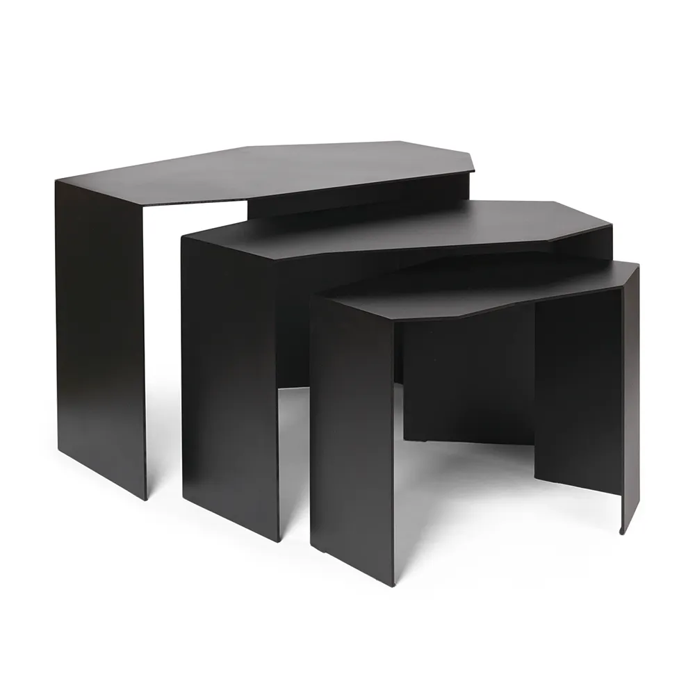 Shard Cluster Bord - Set om 3 - Black