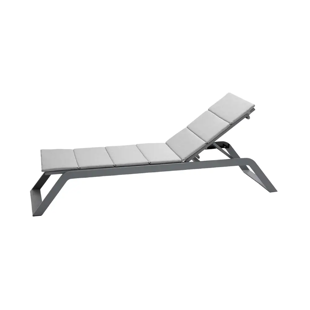 Siesta Sonnenliegenkissen Hellgrau
