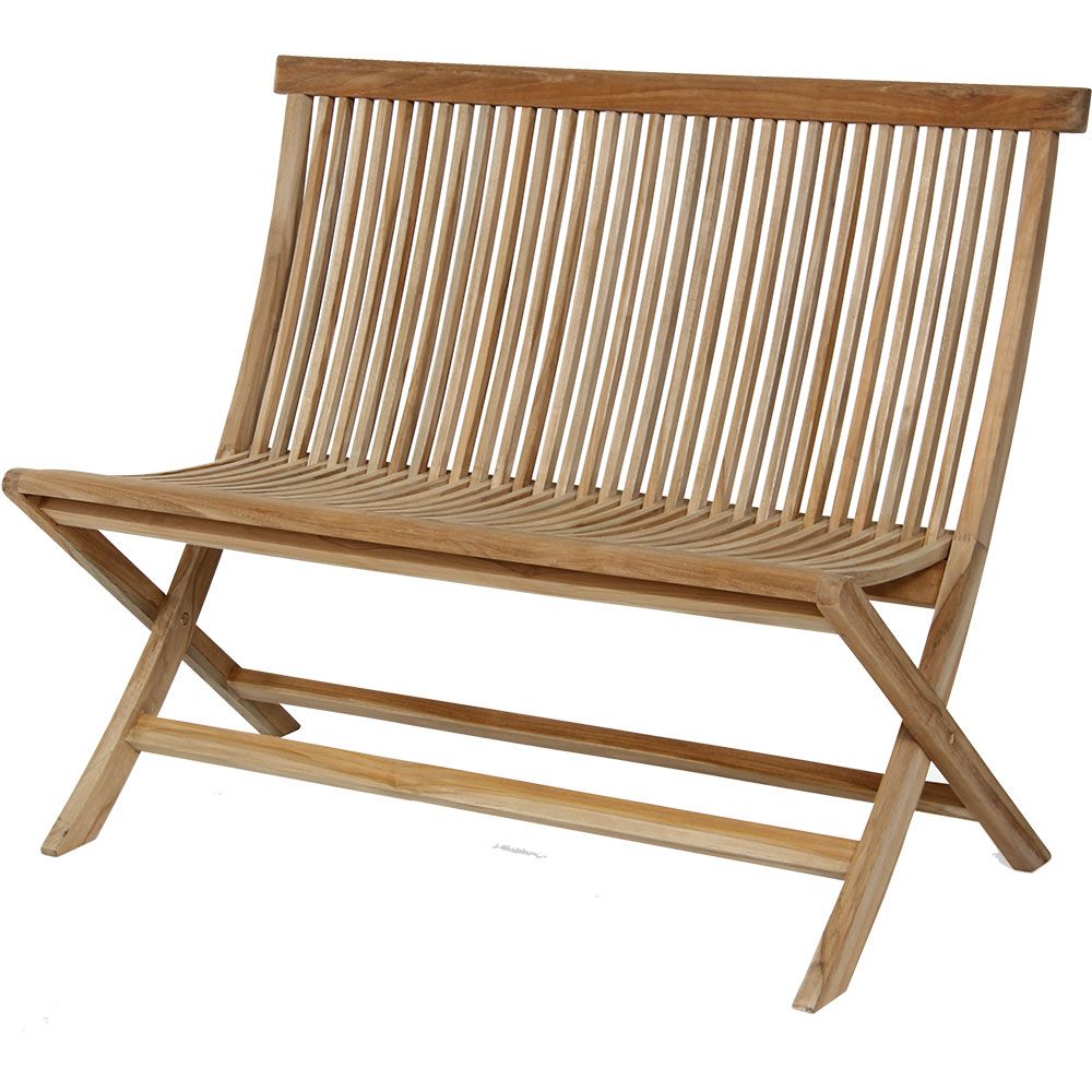 Turin 2-Sitzer Sofa Teakholz