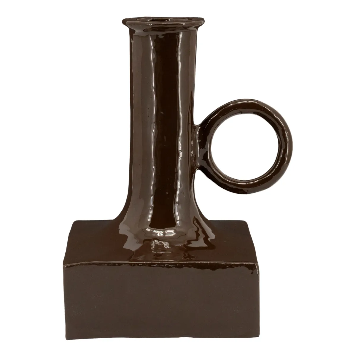 Oro 2 Vase 20x16x25 cm Aluminium braun