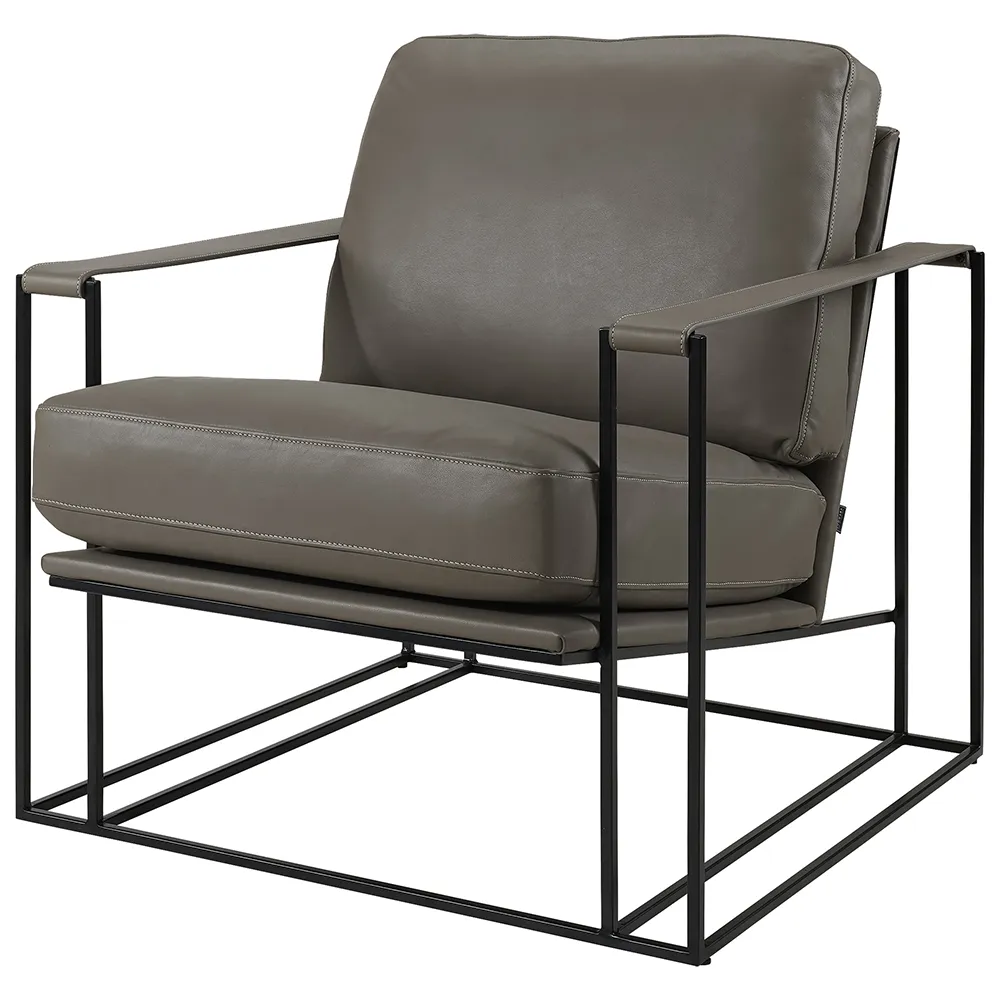 BELLAGIO Ledersessel-Soft Taupe