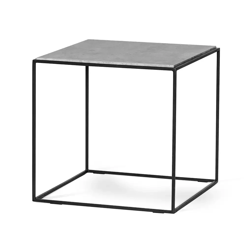 Lime Couchtisch 50x50 cm aus Betonlaminat