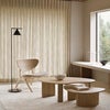 Boomerang Couchtisch Eiche 126x74 cm