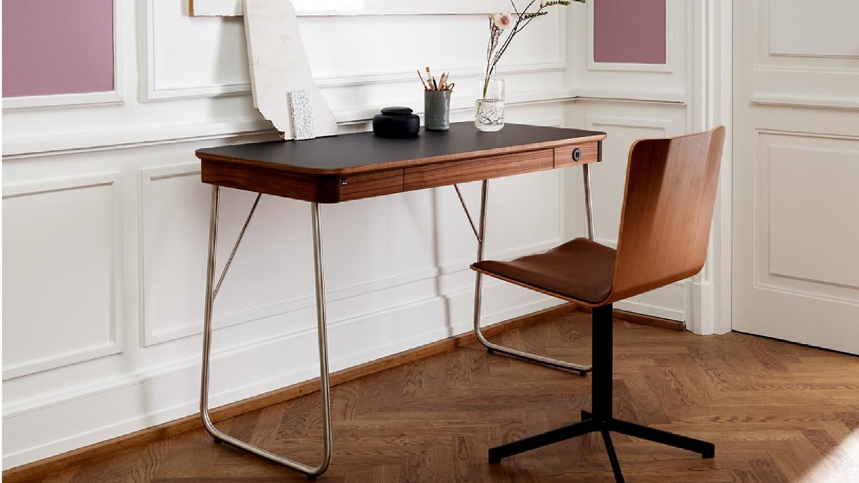 Sm803 Esszimmerstuhl Schwarz mit Leder 