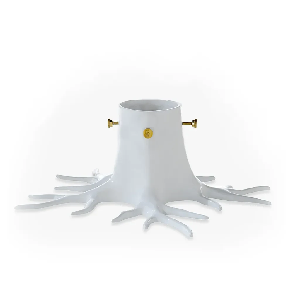 Weihnachtsbaumsockel Cremeweiß 