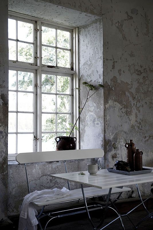 Brewery Gruppe Tisch, Sofa & 2 Stühle Weiß