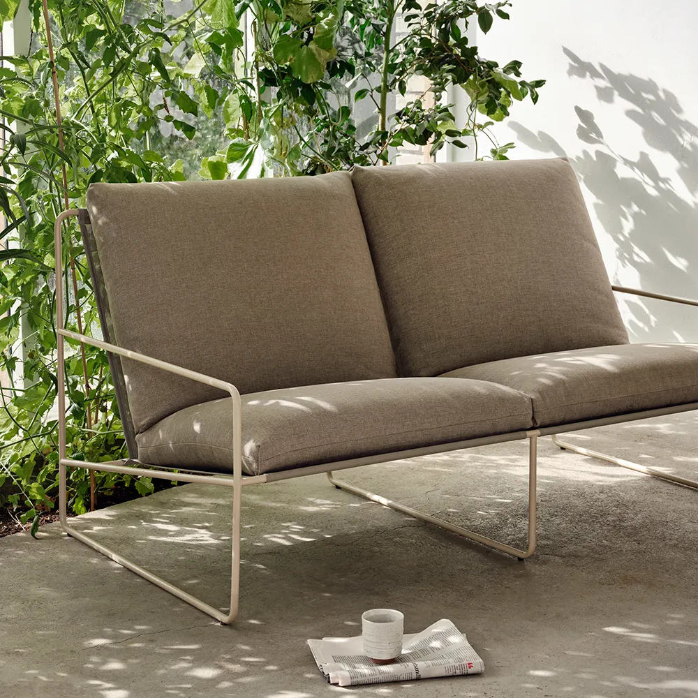 Desert 2-Sitzer Sofa Black/Dark Sand