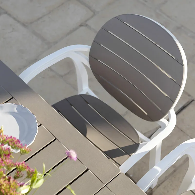 Palma Sessel Weiß - Tortora