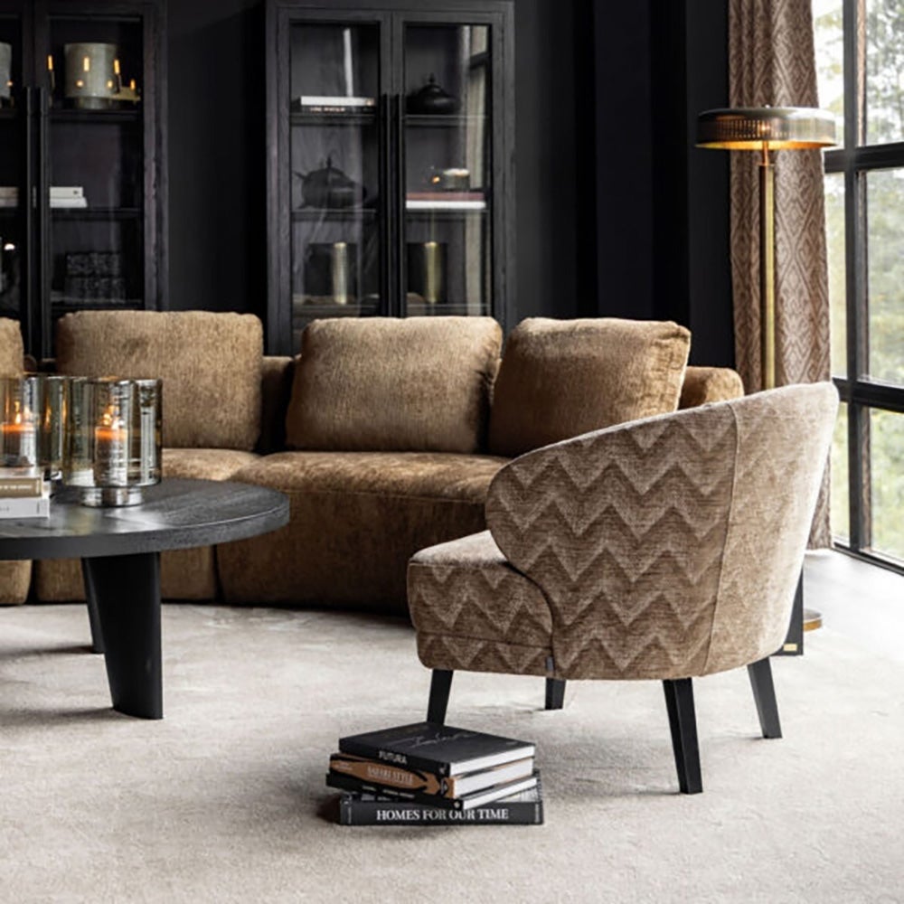 Barrington Stoffsessel - Aurelia W hellbraun