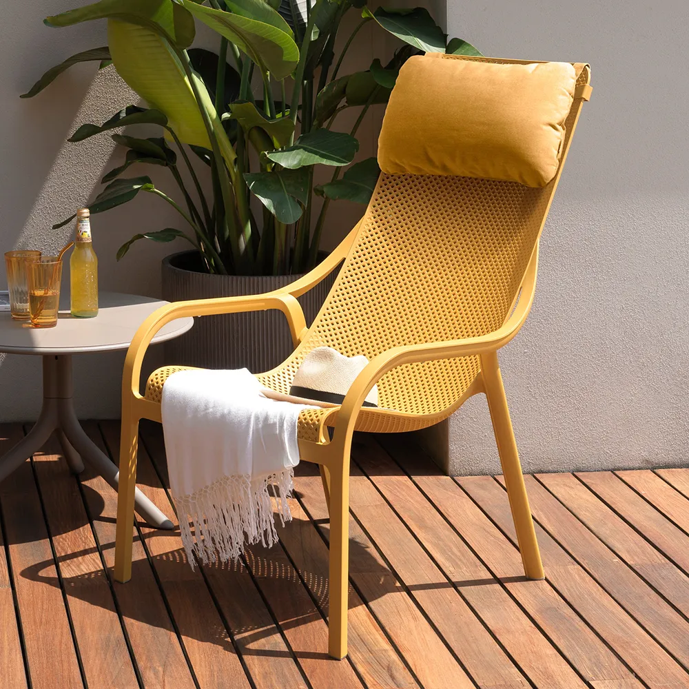 Net lounge armchair Corallo