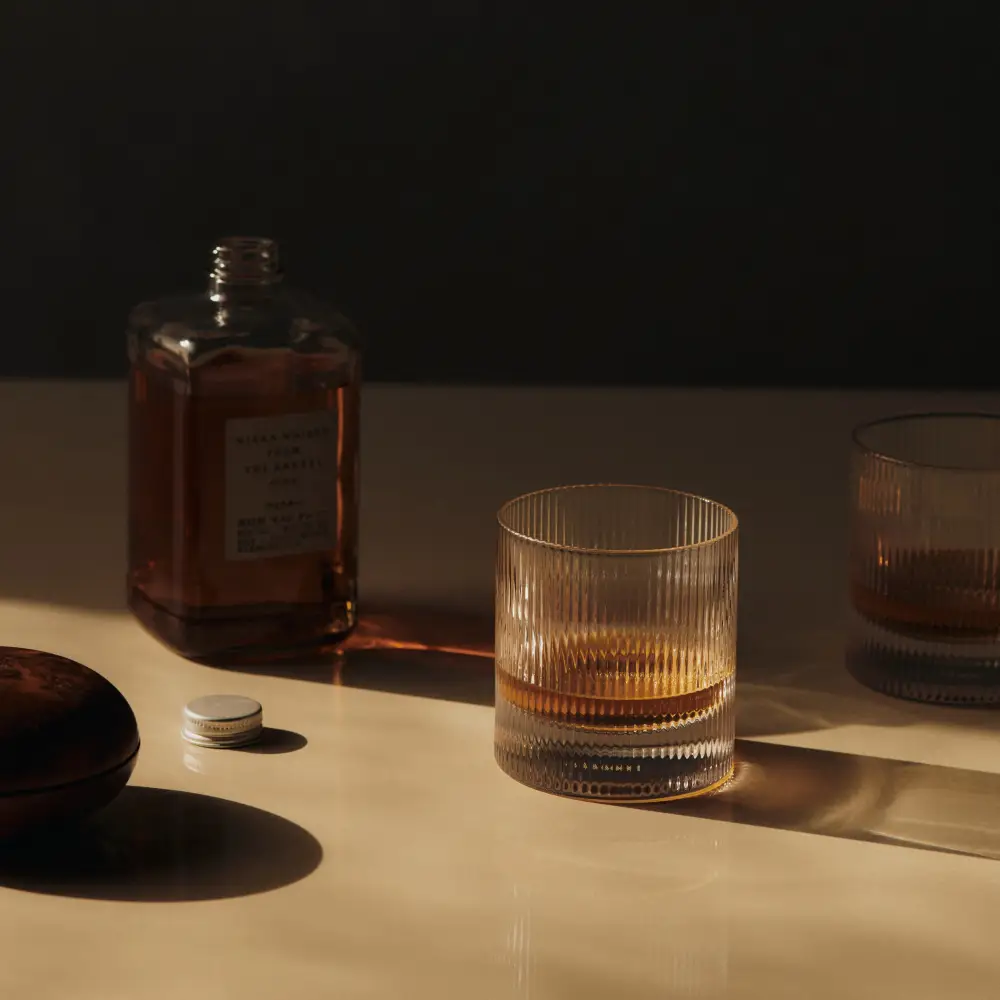 Ripple Tumbler Glas 2er-Pack Klar