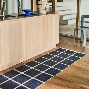 Gewebter Teppich Criss Dark Blue 180x260 cm