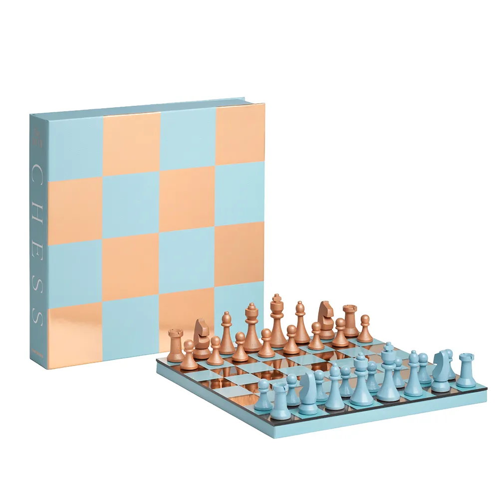 Classic - Art Of Chess Mirror Light Blue/Copper
