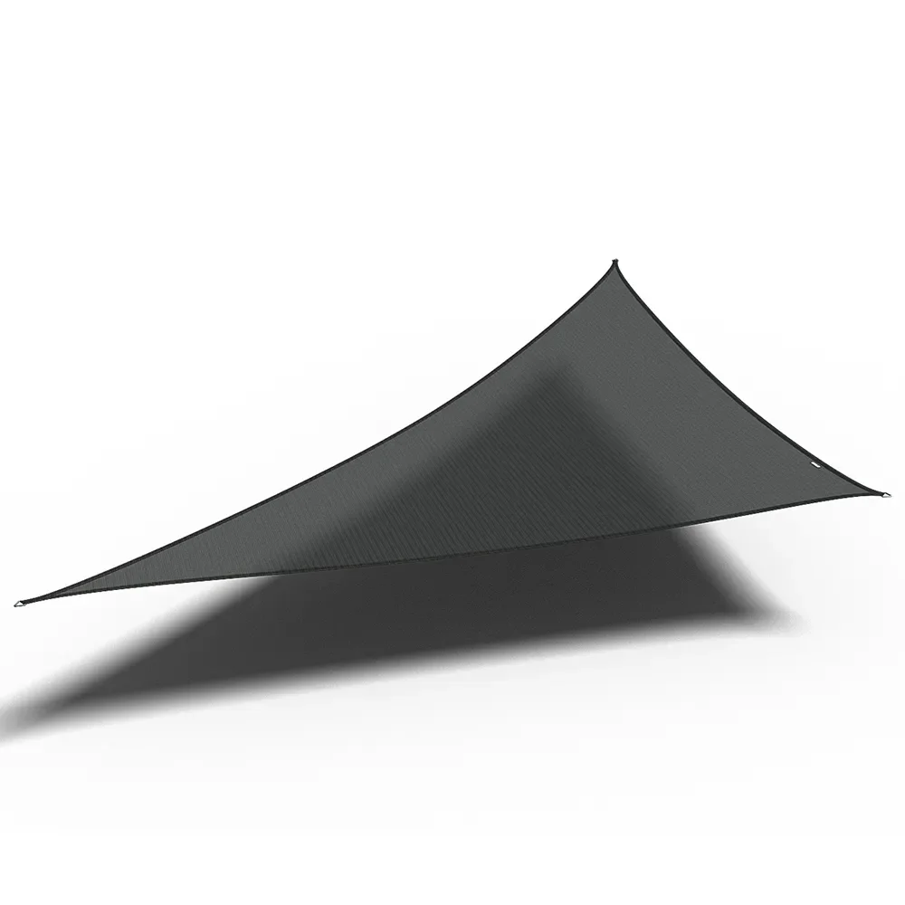 Platinum Sun & Shade, Coolfit Sonnensegel Dreieckig 90° 400x570cm Schwarz