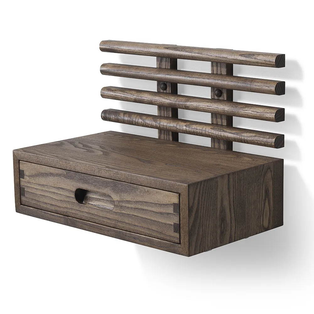 Zana Nachttisch mit Schublade Esche braun geölt