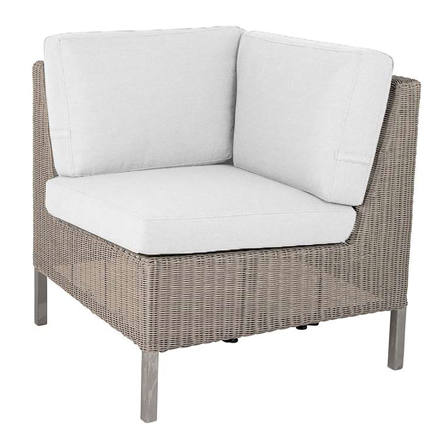 Connect Eckmodul Hoch Taupe Künstliches Palisanderholz