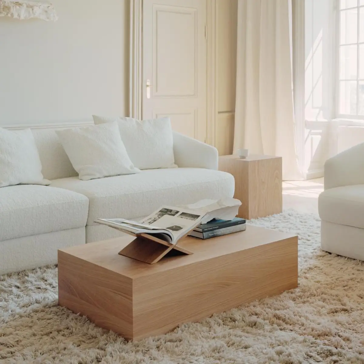 Mass Couchtisch Hoch Mit Schublade Eiche