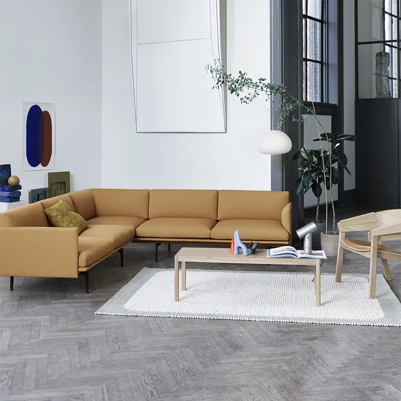 Workshop Couchtisch 43 x 120 cm - Oak Veneer Oak