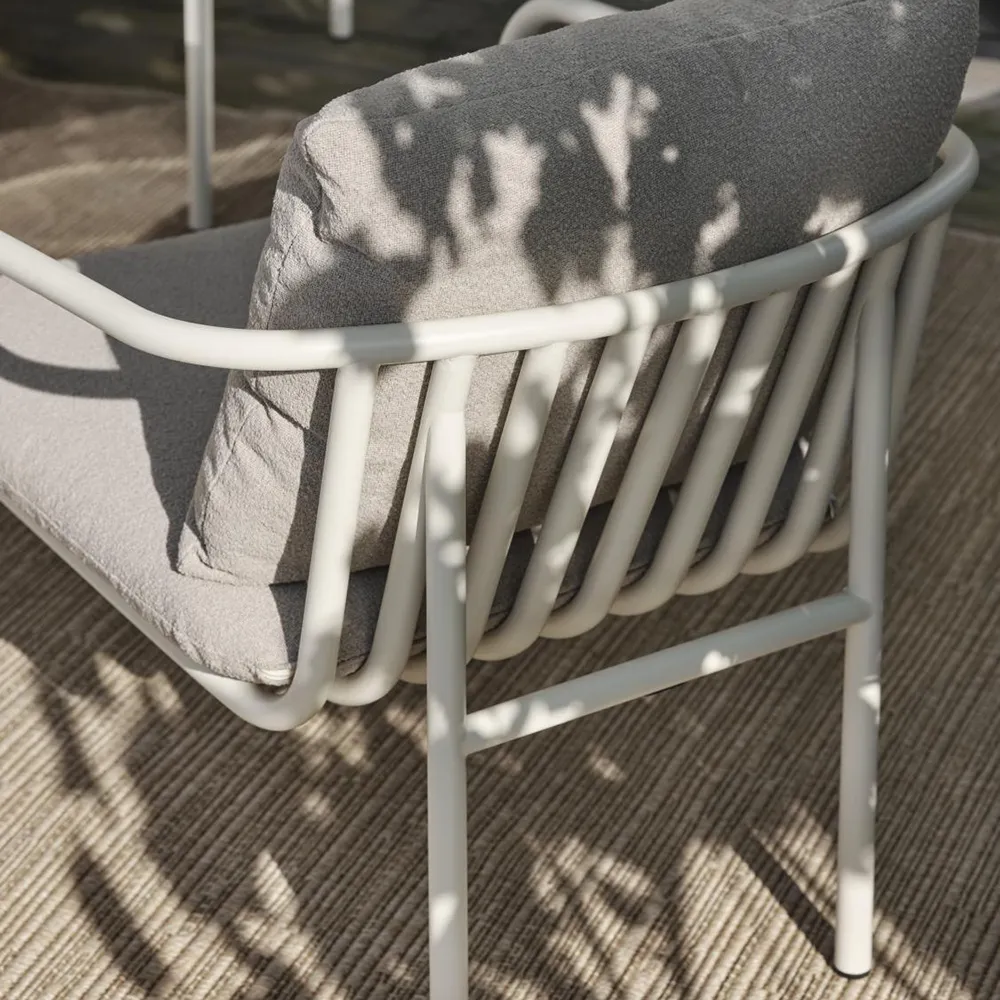 Bendt Sessel Teddy Beige/Pearl White