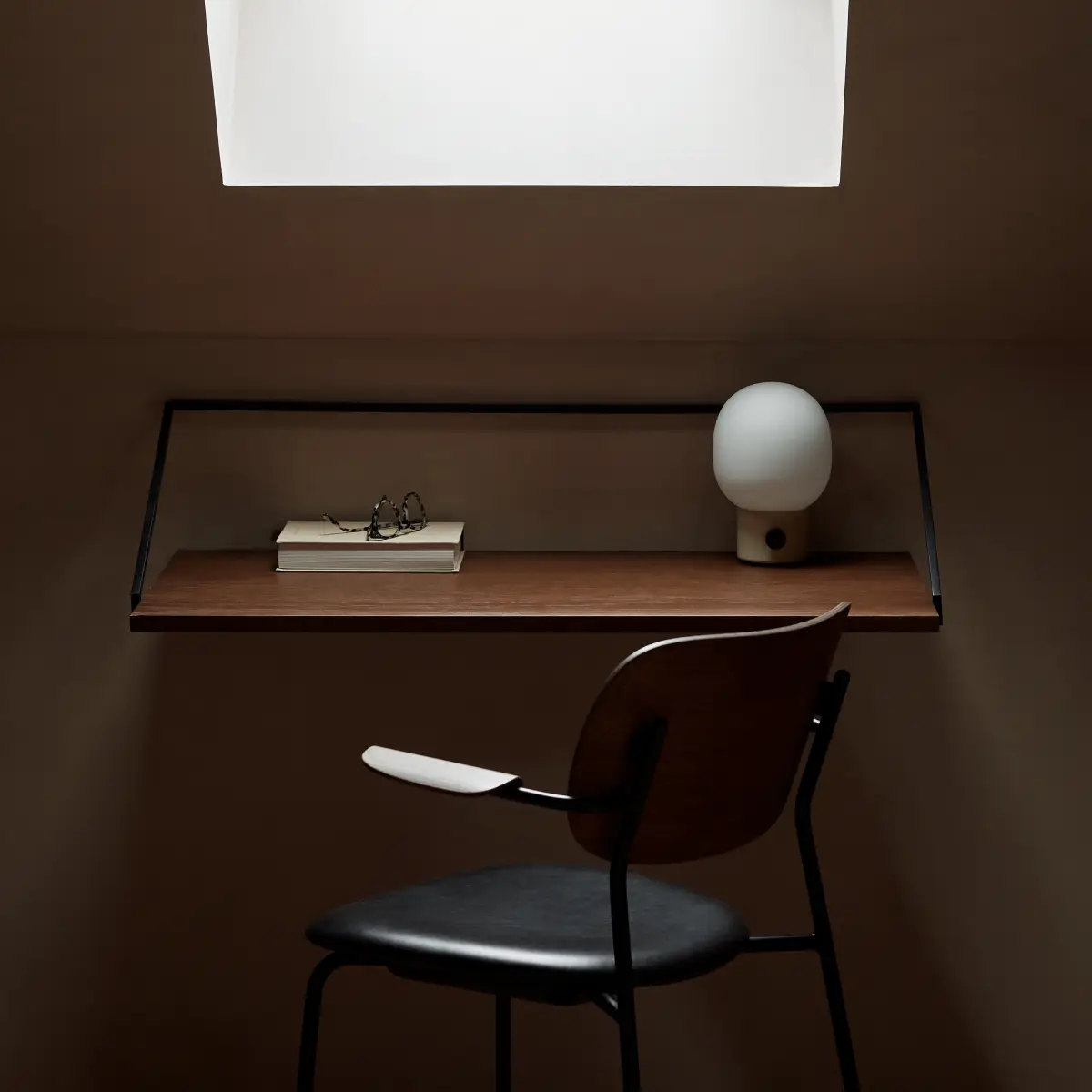 JWDA Tragbare Lampe Stahl Alabasterweiß